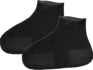 The Black Rain Boots Come In A Classic Solid Black Color For Added Coolness. Made Of Waterproof Material, It Is Of Good Quality, Non-slip And Wear-resistant, And Accompanies You When You Go Out